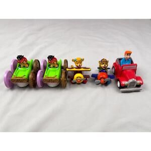 Vintage Character Vehicle Toy Lot 5 Pc Archie Andrews Animal Cars Airplanes